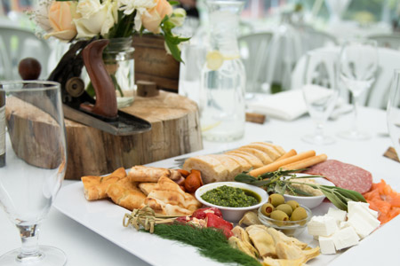 Country Feasts Wedding Catering Buffets Plated Platters Finger Food
